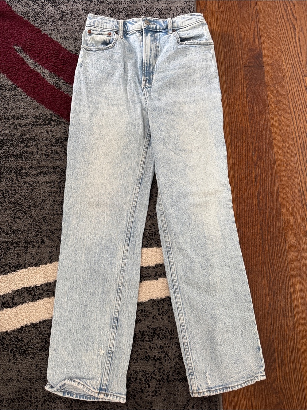 Abercrombie The 90s Straight Ultra high rise